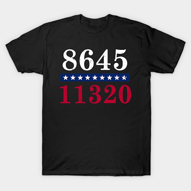 Anti Trump 8645 Vote Election T-Shirt by PixelArt